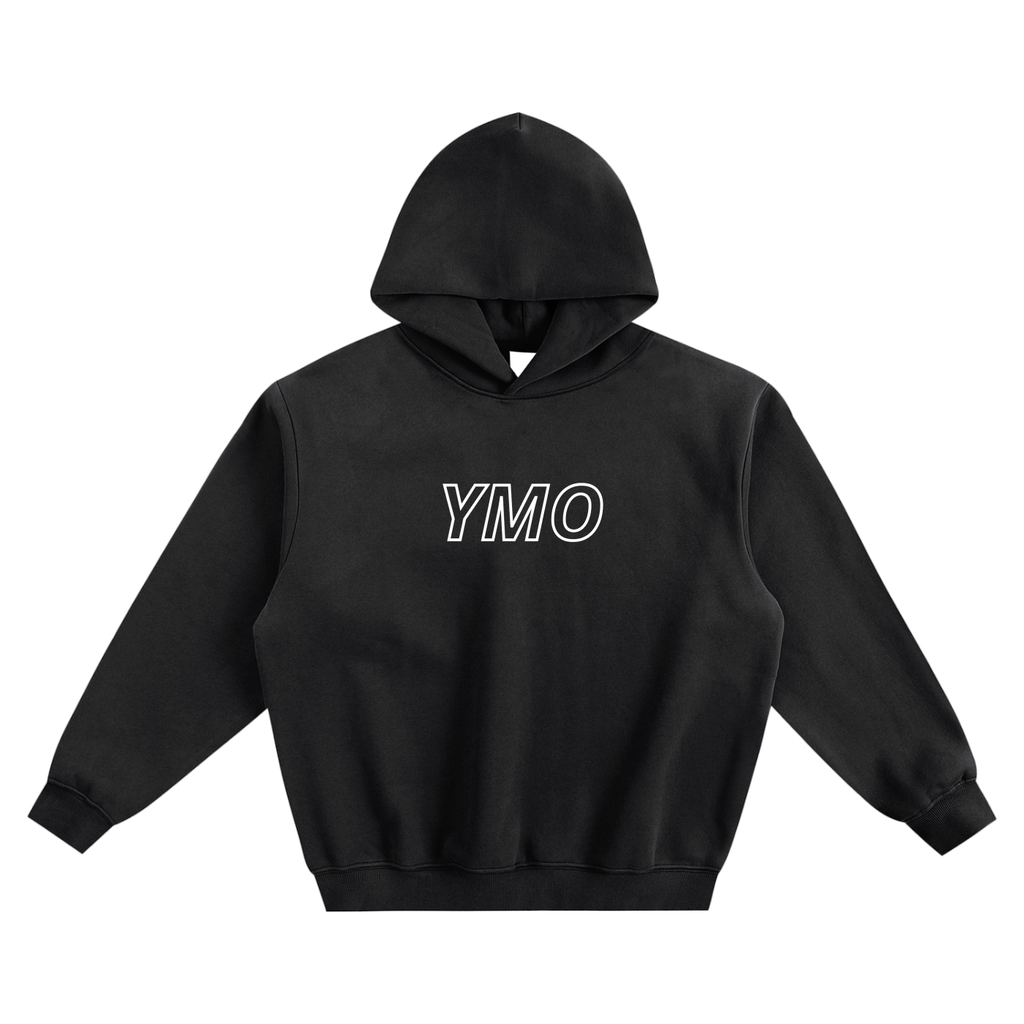 YMO Original Oversized Hoodie black/white