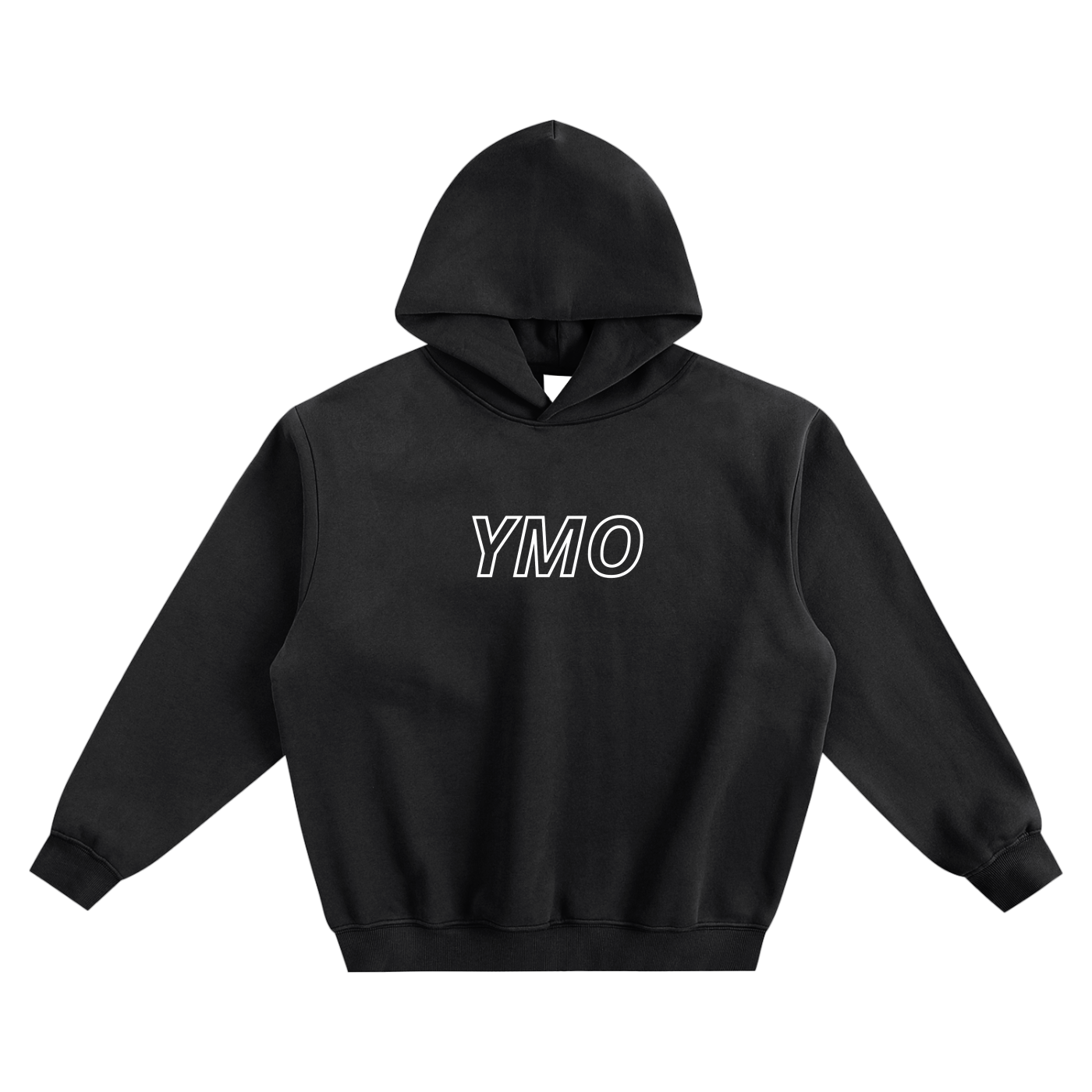 YMO Original Oversized Hoodie black/white
