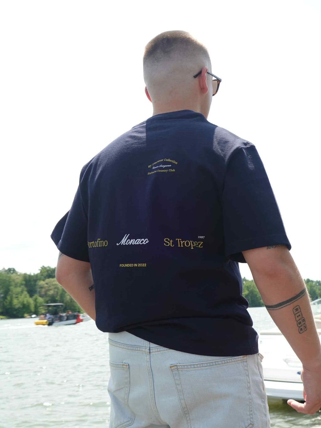 Monaco Tee Navy