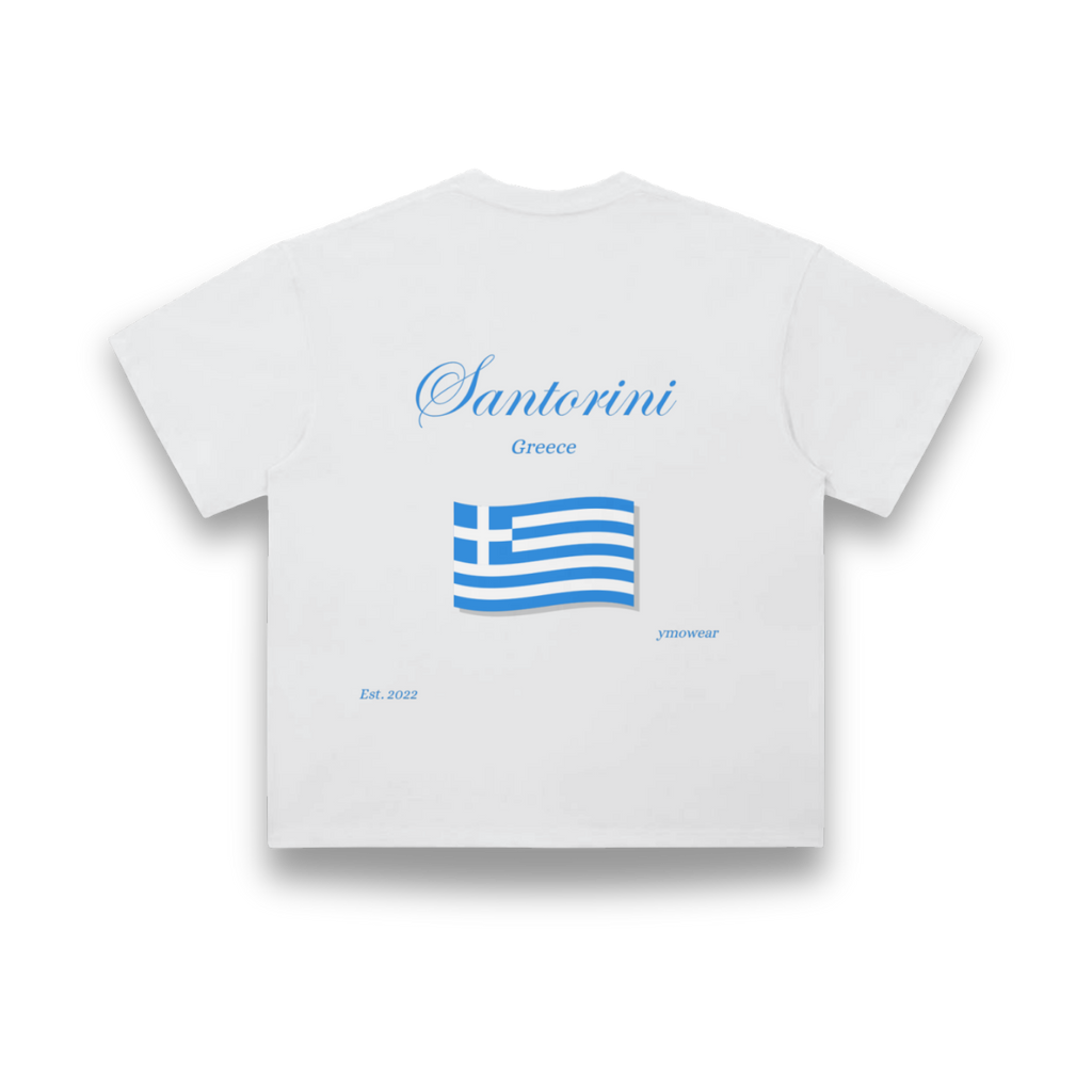 Santorini Tee White
