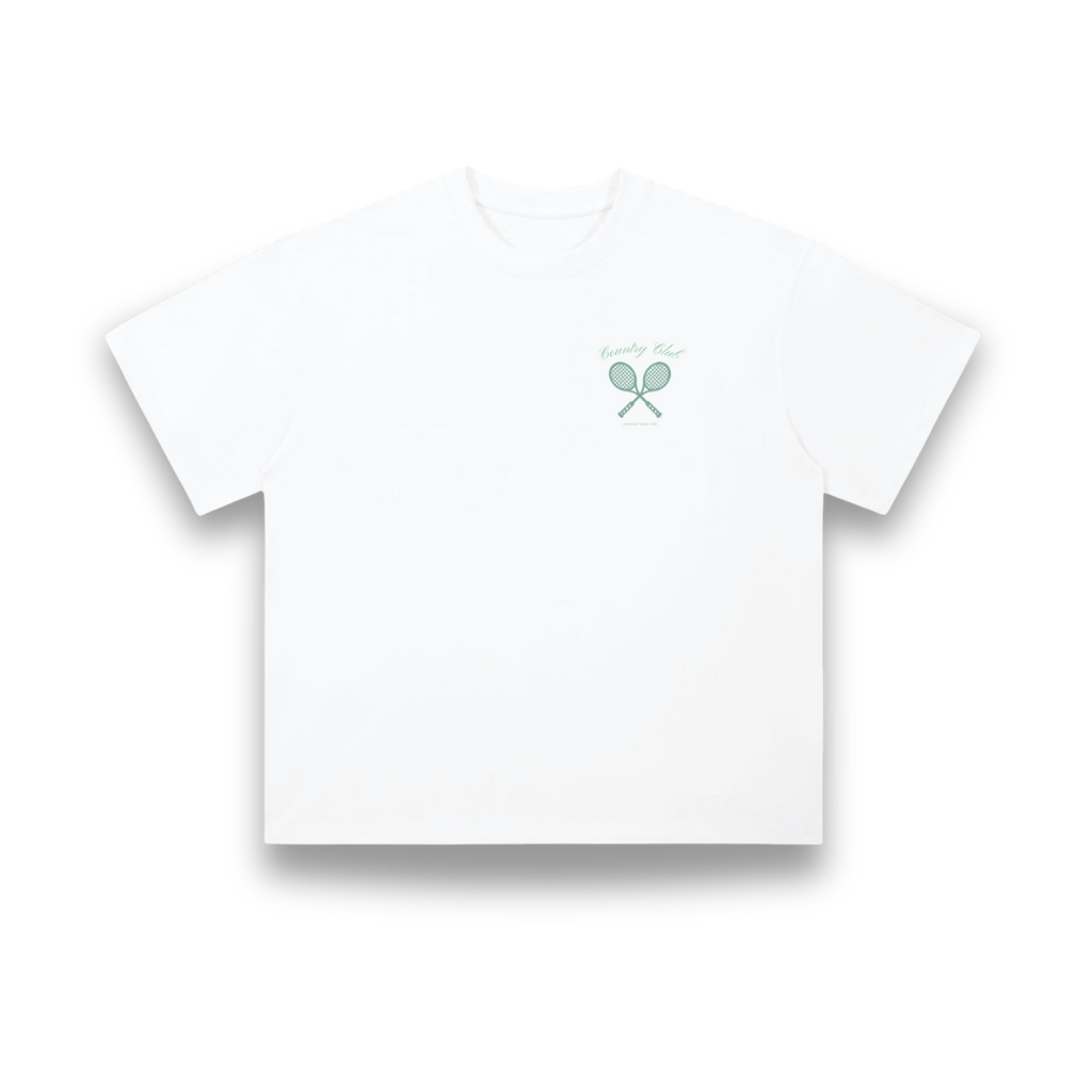 ymo Tennis Club Tee White