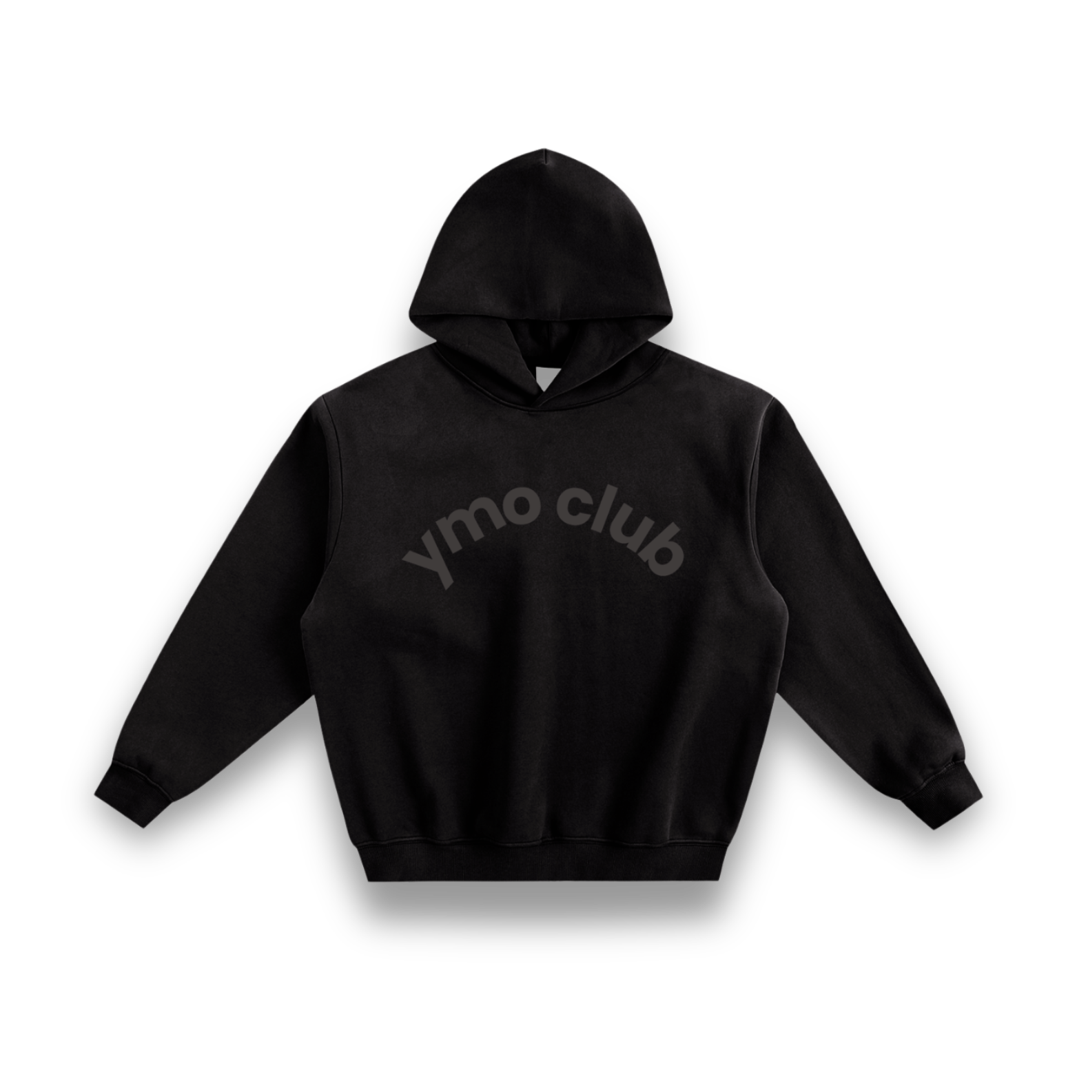 YMO Club Oversized Hoodie black/black